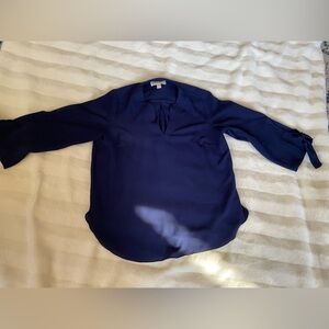 Navy blouse- Michael by Michael Kors- M